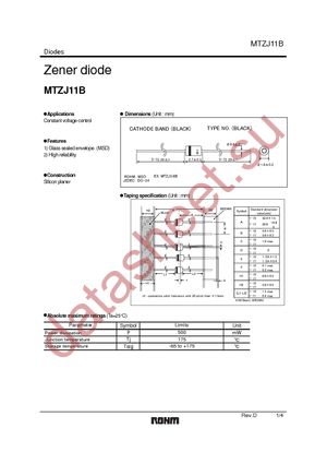 MTZJT-7711C datasheet  